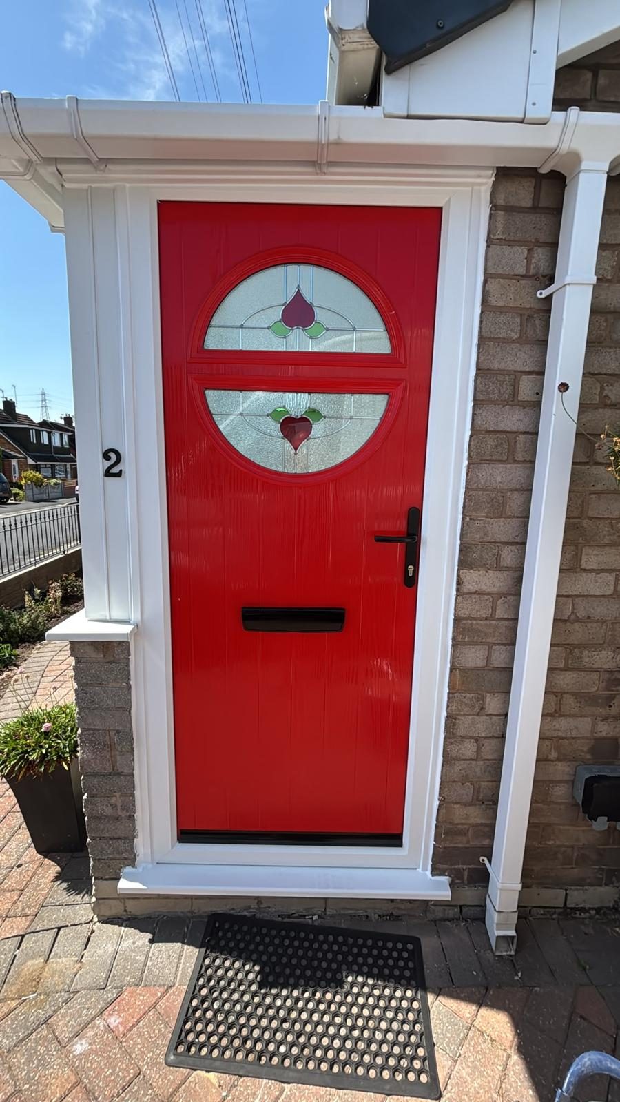 Ruby red, full door
