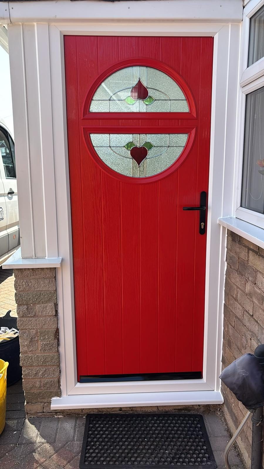 Ruby red composite