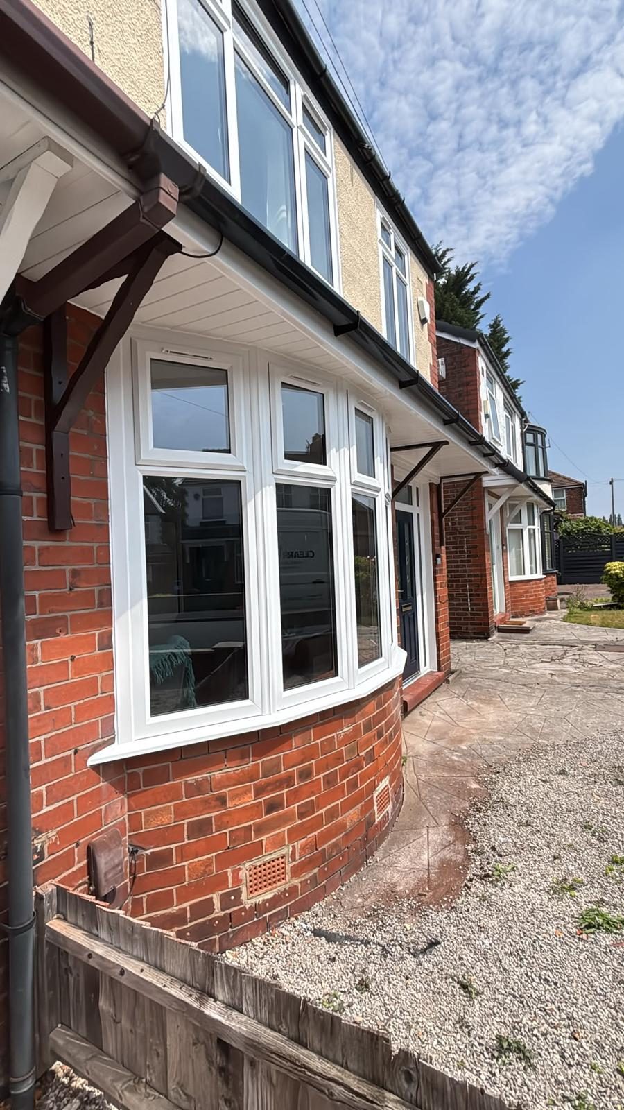 White bay window